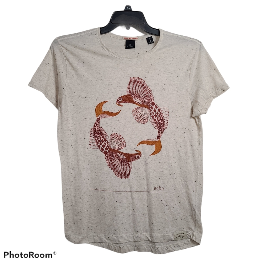 Scotch and Soda flyfish echo tell no tells shirt